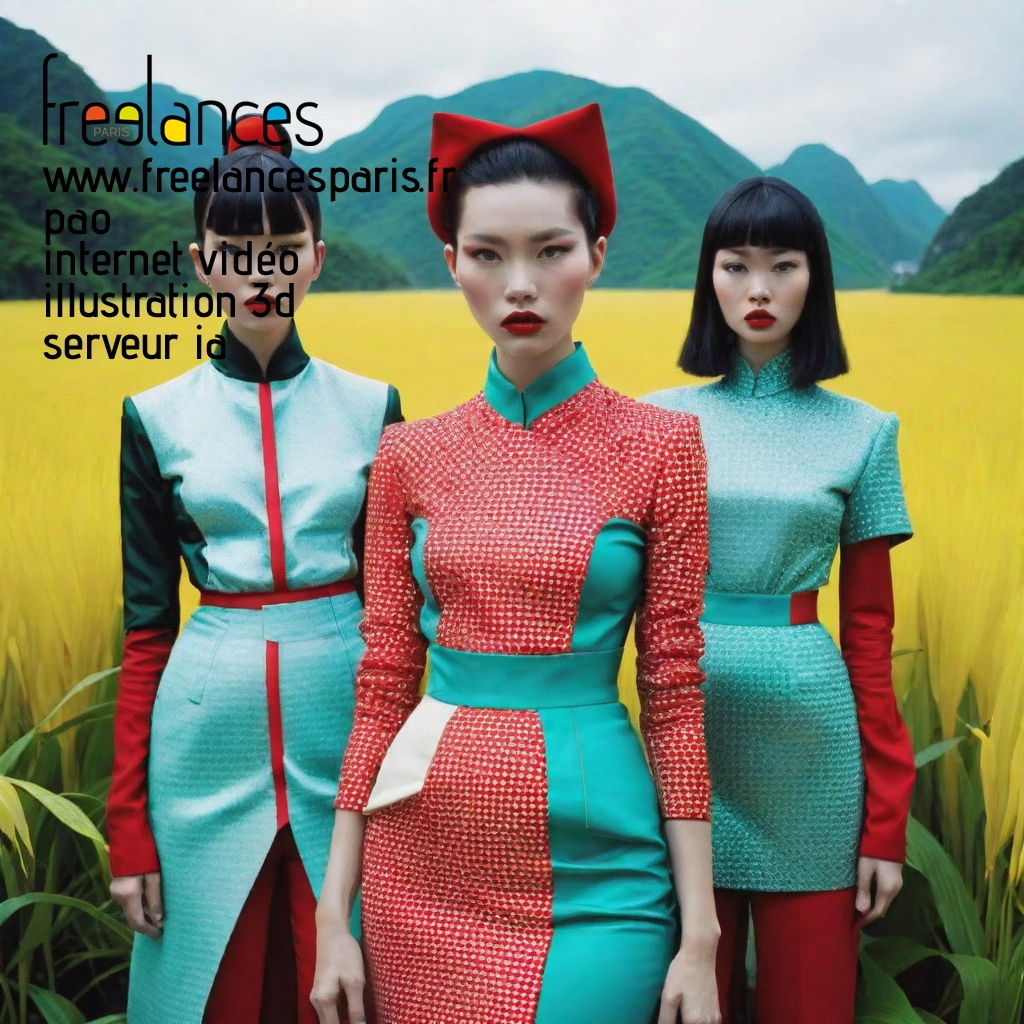 Pao mise en page internet vidéo illustration 3d serveur IA générative AI freelance paris studio de création magazines lhbsa1w0